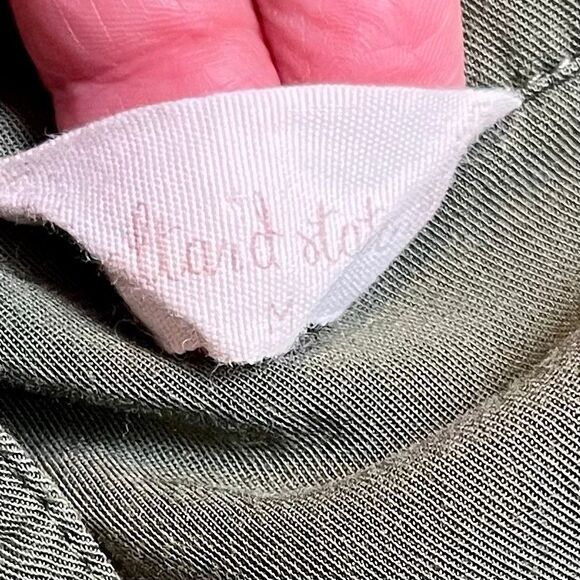 Altar’d State Olive Green Long Sleeve Drawstring Dress Medium - Picture 10 of 13